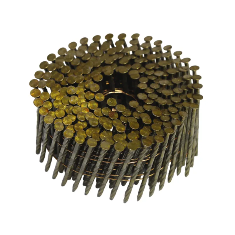 Chisel Point Screw Shank Coil Nails
